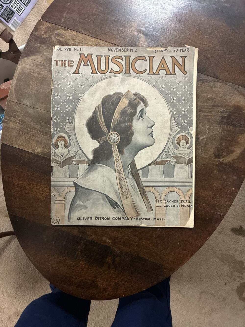 The Musician Magazine November 1912 Oliver Ditson Company